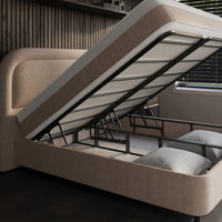 Opbergboxspring Essence Beige – 140x200 cm