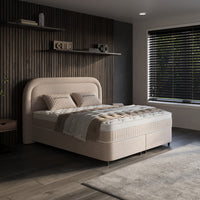 Opbergboxspring Essence Beige – 160x200 cm
