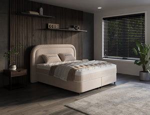 Opbergboxspring Essence Beige – 180x200 cm