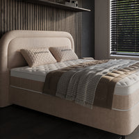 Opbergboxspring Essence Beige – 180x200 cm