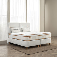 Opbergboxspring Oakline Beige – 160x200 cm