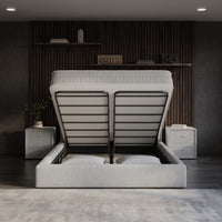 Opbergboxspring Vento Beige – 180x200 cm