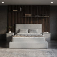 Opbergboxspring Vento Beige – 180x200 cm