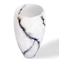 Terroso Vaas Ice - Mat Marmerglas - 38 cm