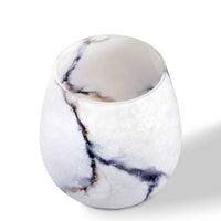 Terroso Vaas Ice - Mat Marmerglas - 25 cm
