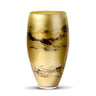 Terroso Vaas Goud - Marmerglas - 38 cm - Ø 21 cm - Mooier Thuis