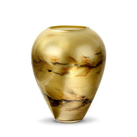 Terroso Vaas Goud - Marmerglas - 33 cm