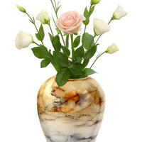Terroso Vaas Zand - Marmerglas - 27 cm