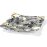 Terroso Fusion-schaal Schelpen - Vierkant - 40x40 cm decoratieve schaal - meerkleurig - Mooier Thuis