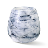 Terroso Vaas Arctic - Marmerglas - 25 cm