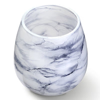 Terroso Vaas Arctic - Marmerglas - 21 cm