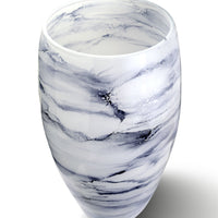 Terroso Vaas Arctic - Marmerglas - 38 cm