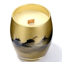 Terroso Geurkaars Goud - Marmerglas - 11 cm