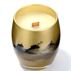 Terroso Geurkaars Goud - Marmerglas - 11 cm