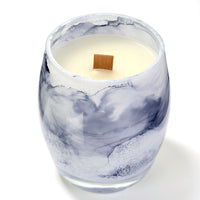 Terroso Geurkaars Warm Arctisch - Marmerglas - 11 cm