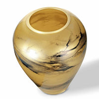 Terroso Vaas Goud - Marmerglas - 27 cm