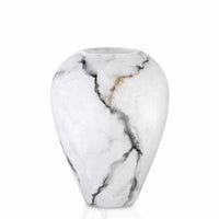 Terroso Vaas Ice - Mat Marmerglas - 27 cm