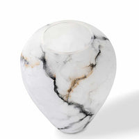 Terroso Vaas Ice - Mat Marmerglas - 27 cm