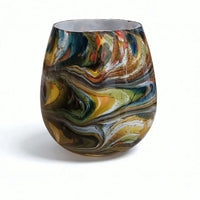 Terroso Vaas Jungle Breed - Handgemaakt Glas - 25 cm