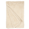 Winterhome luxe imitatiebont deken Fennec Ivory plaid/deken - beige - Mooier Thuis