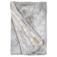 Winterhome luxe kunstbont deken Silverwolf - Mooier Thuis