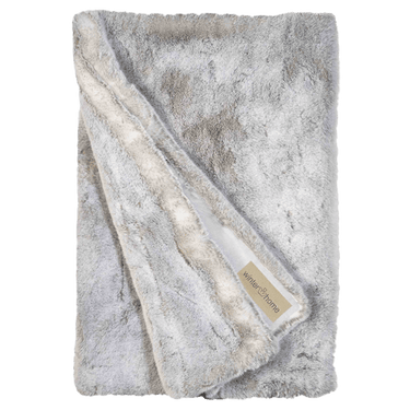 Winterhome luxe kunstbont deken Silverwolf