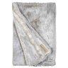 Winterhome luxe kunstbont deken Silverwolf plaid/deken - grijs - Mooier Thuis