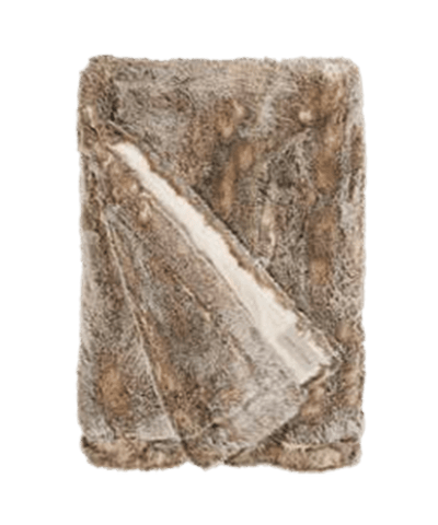 Winterhome Luxus-Kunstpelzdecke Tundrawolf