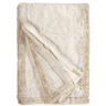 Winterhome luxe kunstbont deken Polarwolf plaid/deken - beige - Mooier Thuis