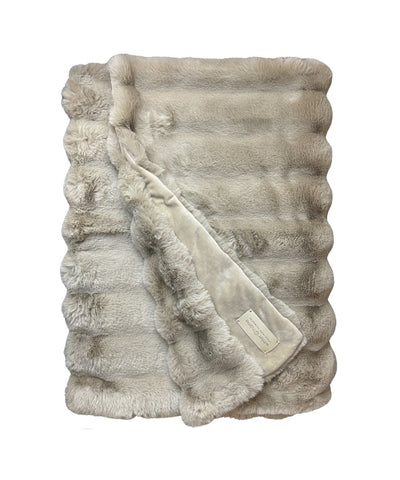 Winterhome Luxus-Kunstpelzdecke, Arctic Fox Beige