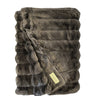Winterhome luxe imitatiebont deken Arctic Fox Cinder plaid/deken - grijs - Mooier Thuis