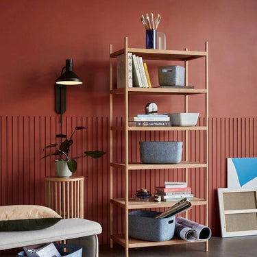 Großes Natur-Bücherregal