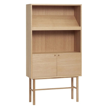 Boekenkast archief eikenfineer naturel