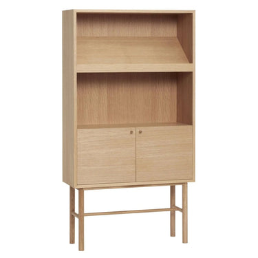 Boekenkast archief eikenfineer naturel