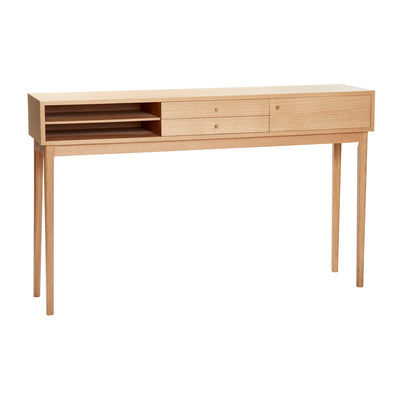 Collect consoletafel eiken naturel met lades