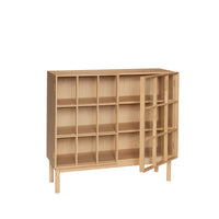 Shoji dressoir eiken naturel met schuifdeuren