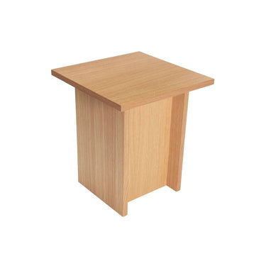 Rechte bijzettafel naturel