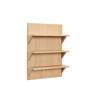 Rechte Wandkast naturel