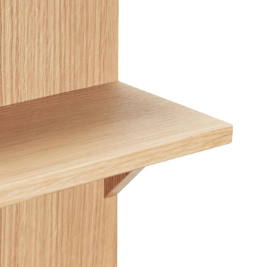 Rechte Wandkast naturel