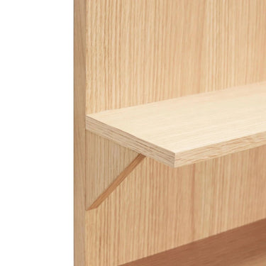 Rechte Wandkast naturel