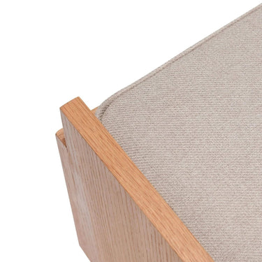 Forma Bank mit Stauraum Sand/Natur