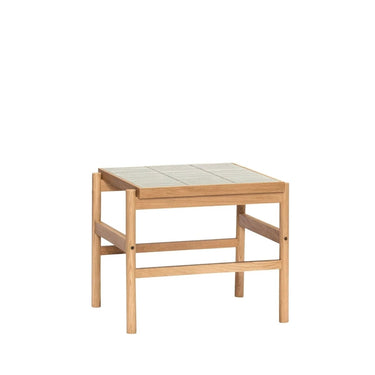 Bijzettafel met tegels Mint/Naturel