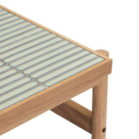 Hübsch Bijzettafel met tegels Mint/Naturel - Mooier Thuis