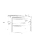 Tegel salontafel mint/naturel - afbeelding 3