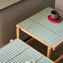 Tegel salontafel mint/naturel - afbeelding 5