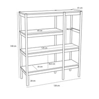Seize plankenkast naturel - afbeelding 2
