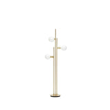 Balance 3-lichts vloerlamp messing/wit - wit en goud - Mooier Thuis