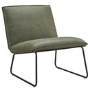 Fauteuil James - Microleder Groen