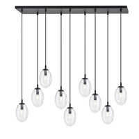ASTRAL 9-lichts hanglamp - Helder glas - Mooier Thuis