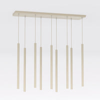 Selter hanglamp 9-lichts mokka